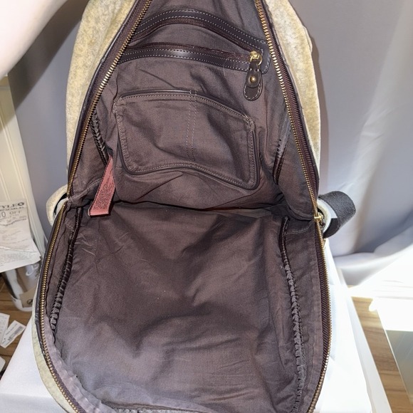 Y2K JUICY COUTURE Gray Velour BACKPACK Bookbag Crown School Work main image 16